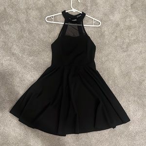 SHEIN Black Halterneck Dress